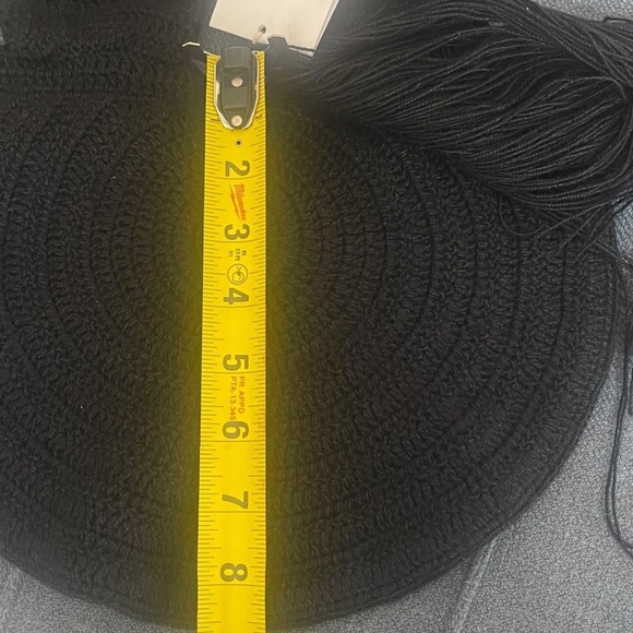 New! Soraya Hennessy black Fiesta Fringe Pouch - Picture 11 of 16